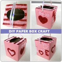 صنایع دستی جعبه کاغذی DIY