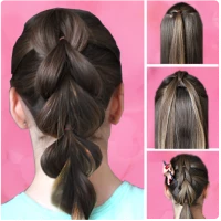 مدل مو برای دختران سالن مو قدم به قدم مو