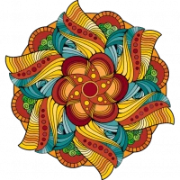 رنگ آمیزی اشکال هندسی